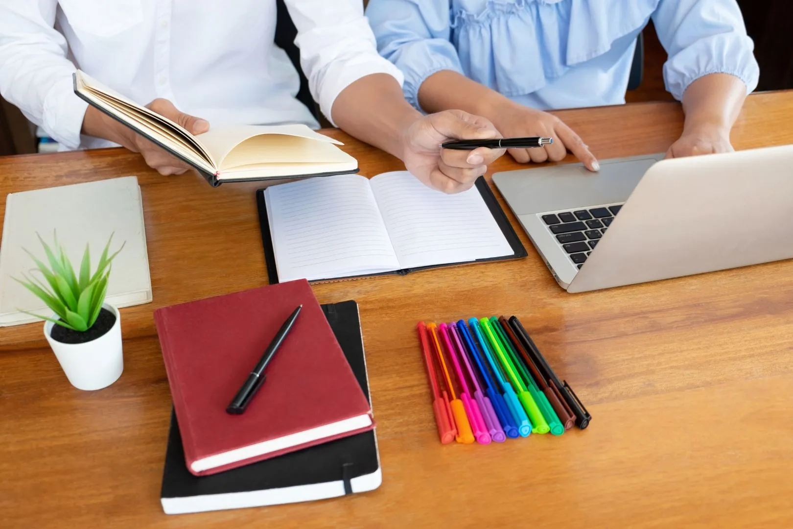 A student working during a private tutoring session